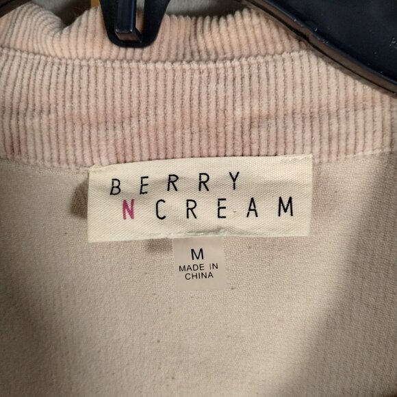 Berry N Cream Two Tone Pink Corduroy Shacket Size M - Picture 8 of 12